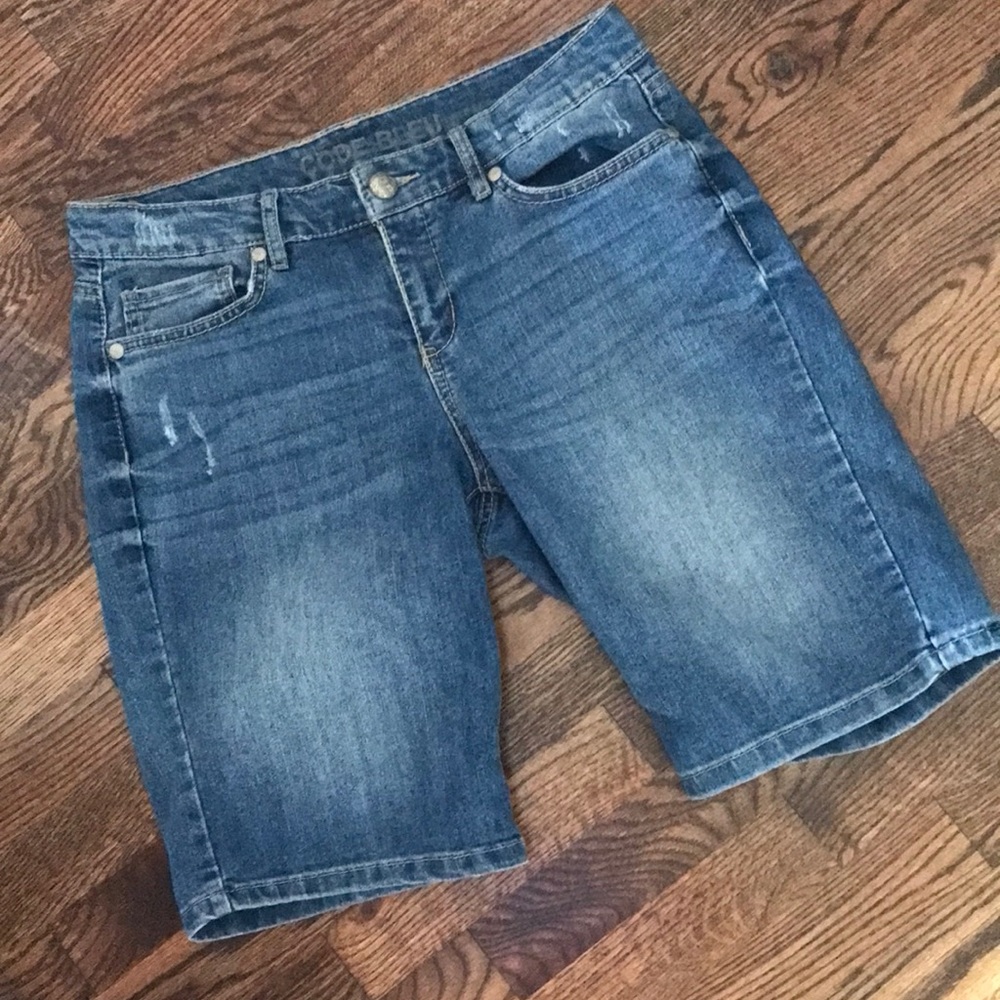 Code Bleu Andrea Bermuda Denim Shorts
